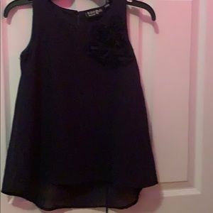 Dark blue dressy blouse